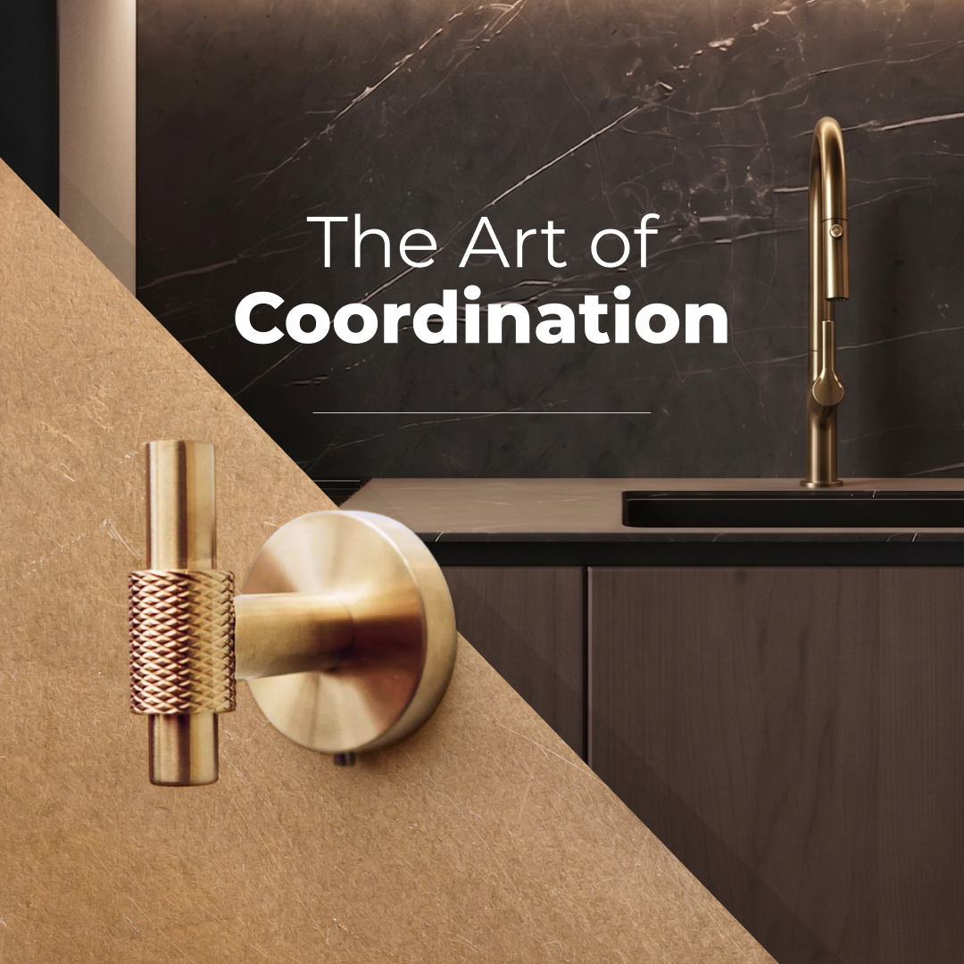 The Art of Coordination – Matching Your Taps & Hardware Colour Finishes