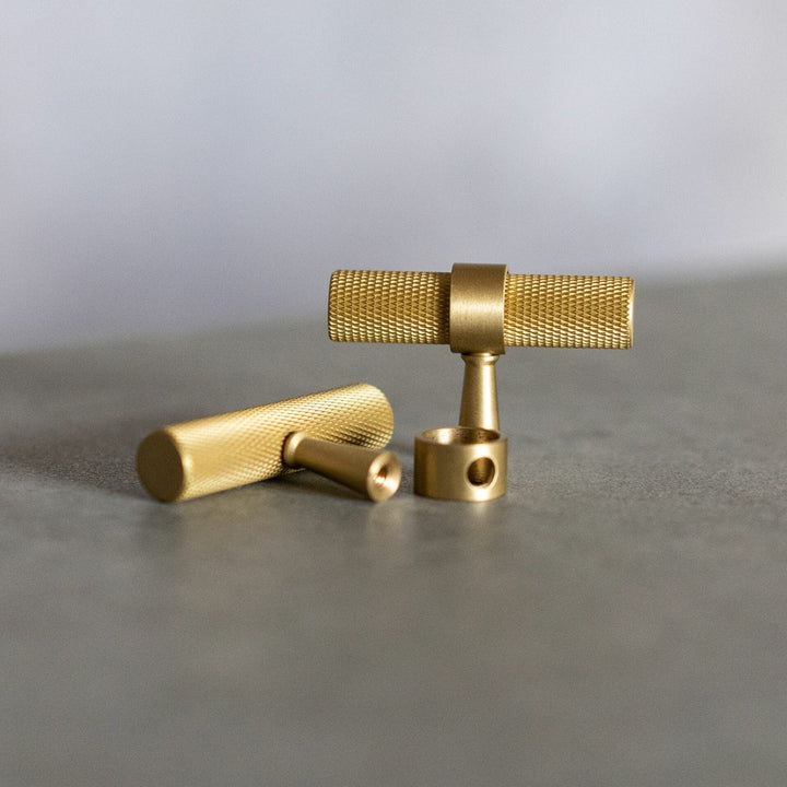 Imperium Solid Brass Knurled Brass T-Bar
