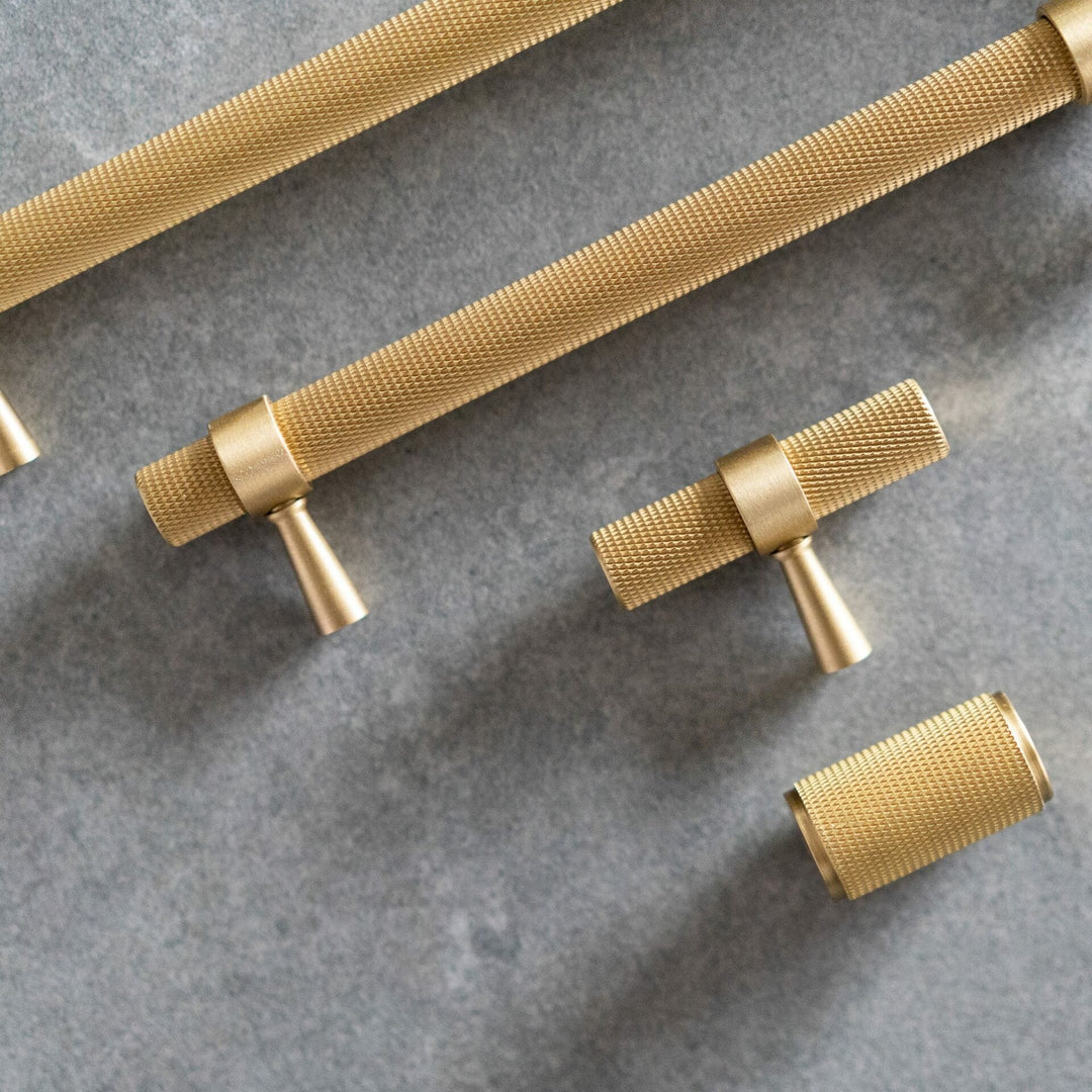 Imperium Solid Brass Knurled Brass T-Bar