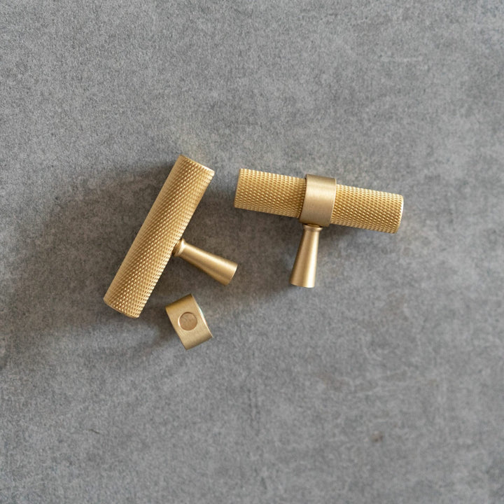Imperium Solid Brass Knurled Brass T-Bar