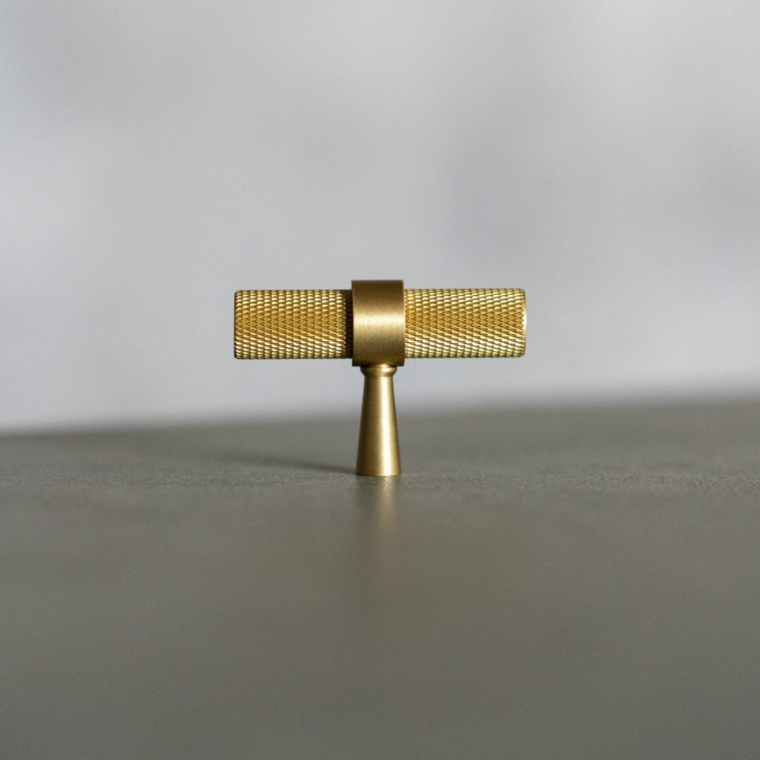 Imperium Solid Brass Knurled Brass T-Bar